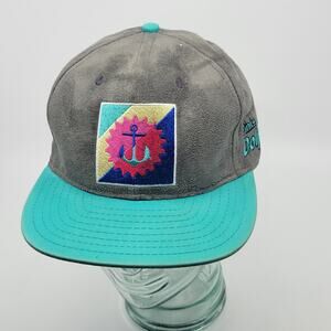 Pink Dolphin Multi Stamp Suede Strapback Rare One size fits all